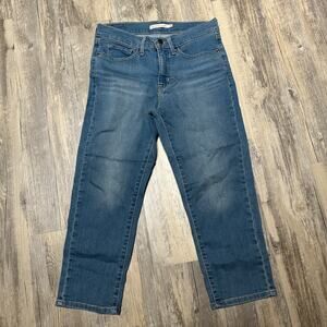 Levi's 311 Shaping Skinny Capri Jeans Women's W28 Mid Rise